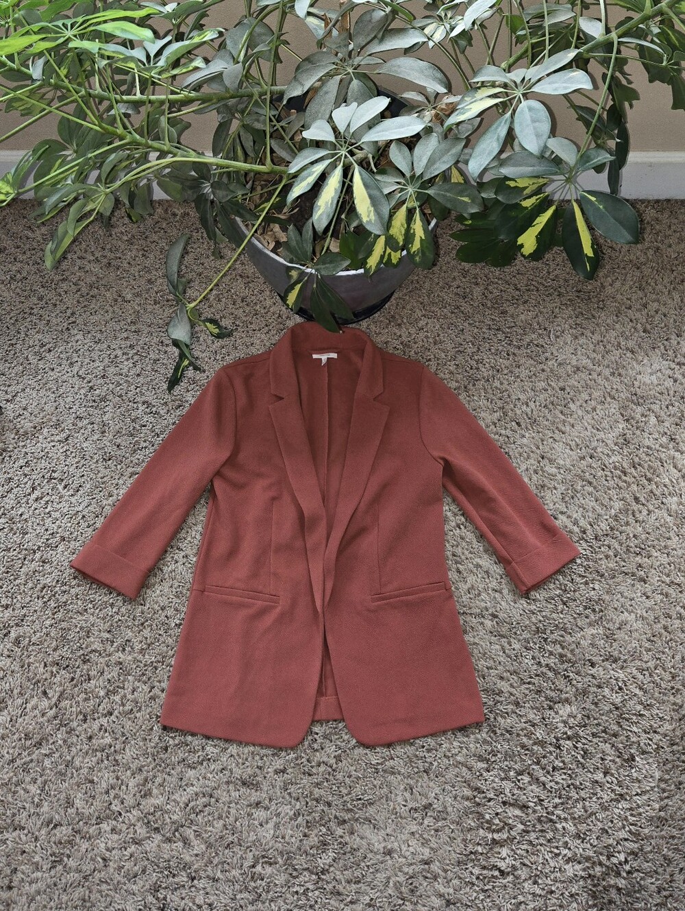 Maurice's versa 3/4 sleeve textured blazer Wmns Sz Lg